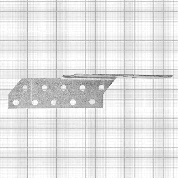 Держатель балки правосторонний 40x170x1.8