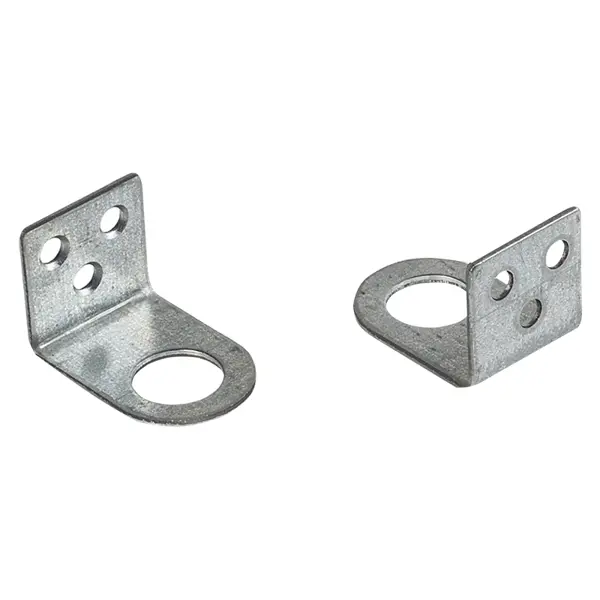 Проушина для замка угловая Pzu 25x45x30x2 мм, 2 шт.