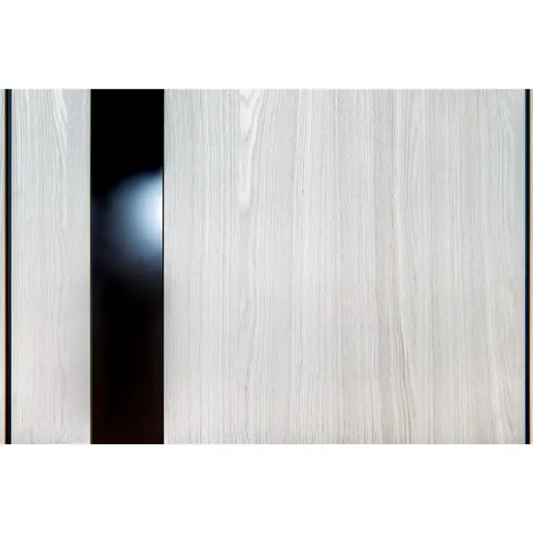 Дверь межкомнатная глухая Борно 51 90x200 см цвет белый дуб с замком и петлями