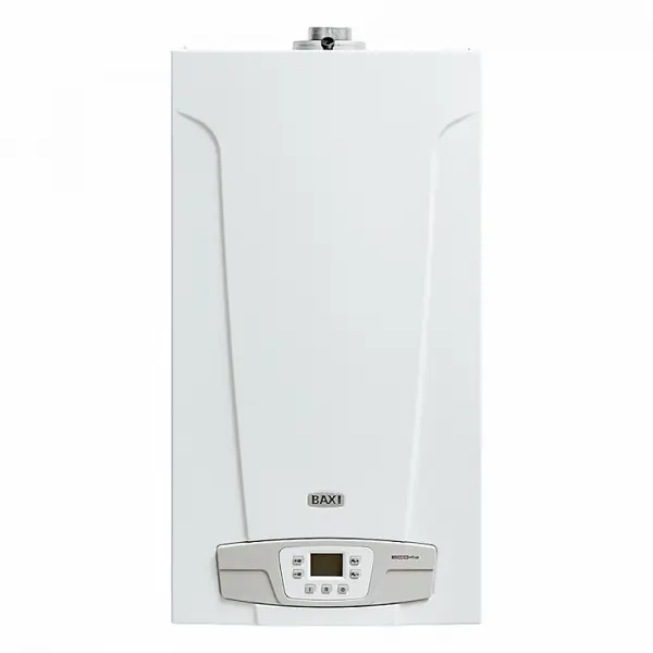 Газовый котел конвекционный 24 кВт Baxi ECO-4S 24F 7659670 двухконтурный настенный