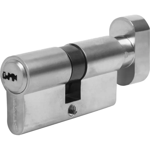 Цилиндр Standers TTBL1-3030NBNS, 30x30 мм, ключ/вертушка, цвет никель