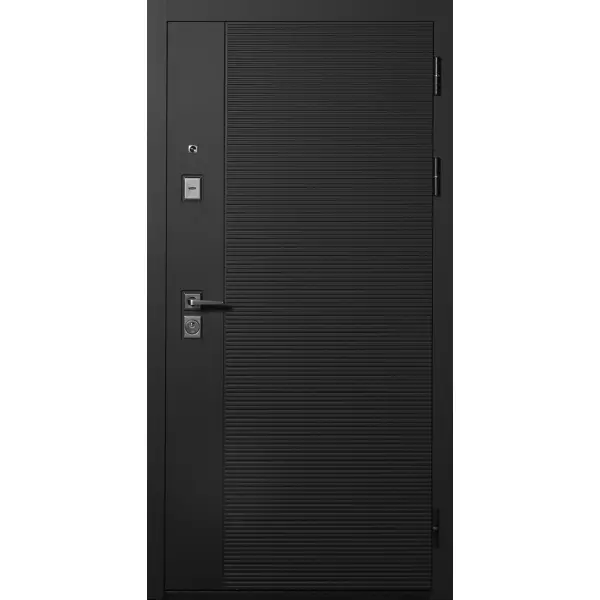 Дверь входная металлическая Форпост 100 86x205 см правая белая с зеркалом