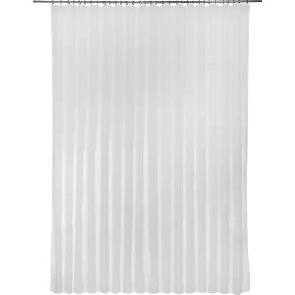 Тюль на ленте Inspire Polyone 300x280 см цвет белый White 0