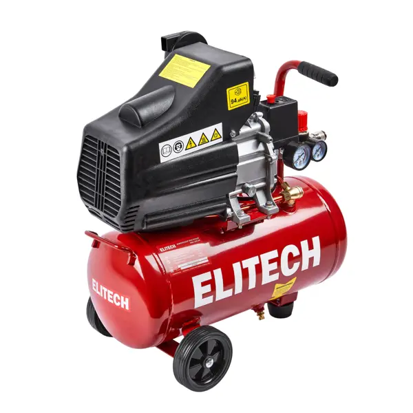 Компрессор сетевой поршневой масляный Elitech КМЛ 300-24, 24 л 240 л/мин