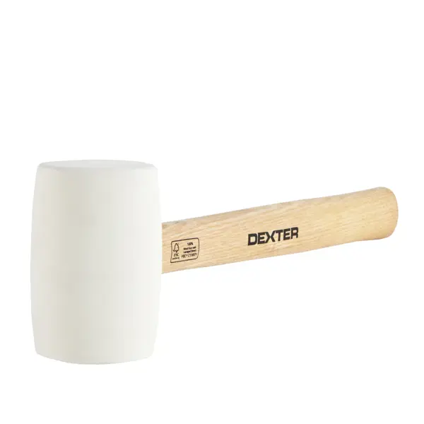 Киянка резиновая белая Dexter XM171124032 450 г