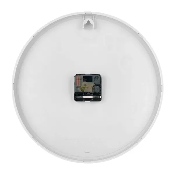 Настенные часы Troykatime Классика в белом, D30 см, пластик, цвет белый