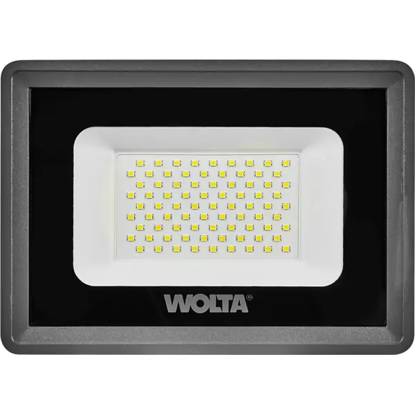 Прожектор светодиодный уличный Wolta WFL-70W/08 70 Вт 5700К IP65 нейтральный белый свет