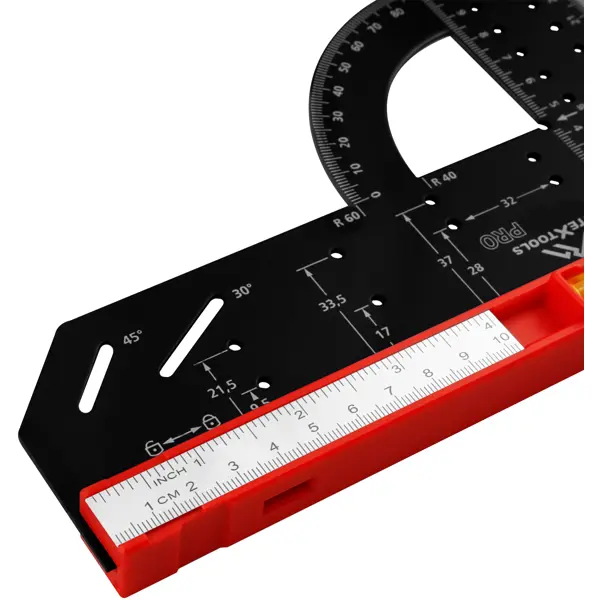 Угольник многофункциональный Vertextools 3046-15, 300 мм