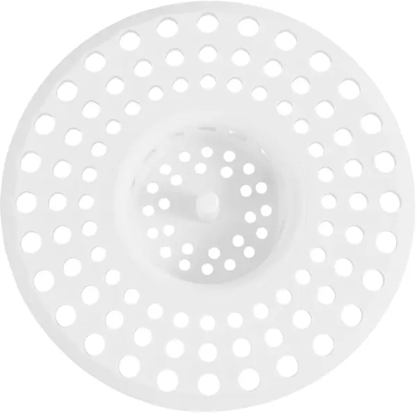 Ситечко для мойки ДТРД ø65 мм пластик цвет белый