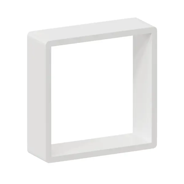 Полка настенная Spaceo 20x20 см/24x24 см/28x28 см МДФ цвет белый 3 шт