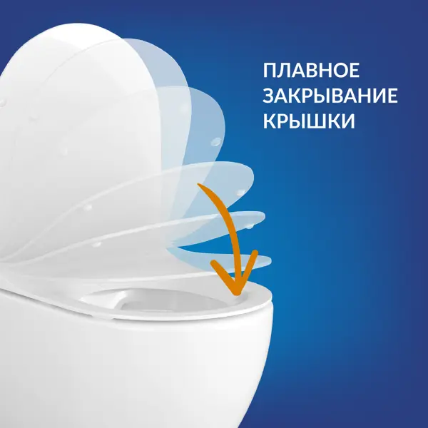 Комплект инсталляция с унитазом Cersanit Mika 64442 безободковый с микролифтом клавиша цвет хром