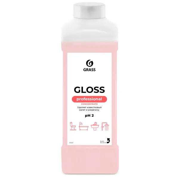 Моющее средство для сантехники Grass Gloss Concentrate 1 л