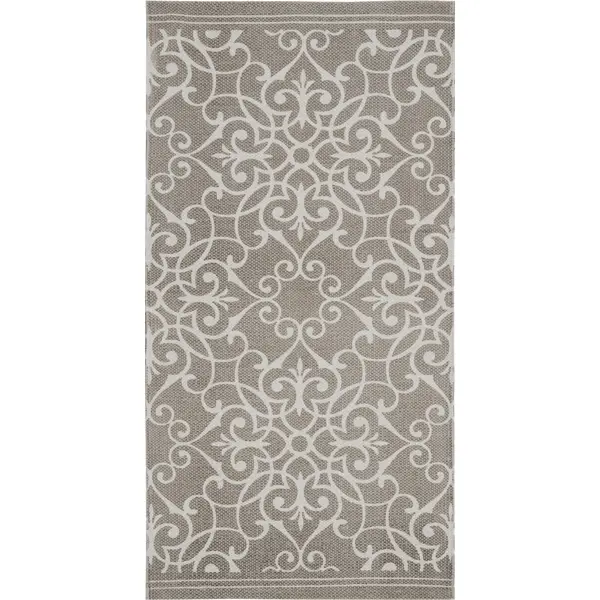 Коврик декоративный хлопок Inspire Lesia 60x120 см цвет бежевый