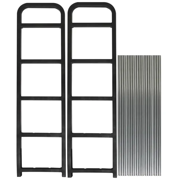 Этажерка для обуви Gromell Rusa 50x68x18.5 см 5 полок металл цвет черный