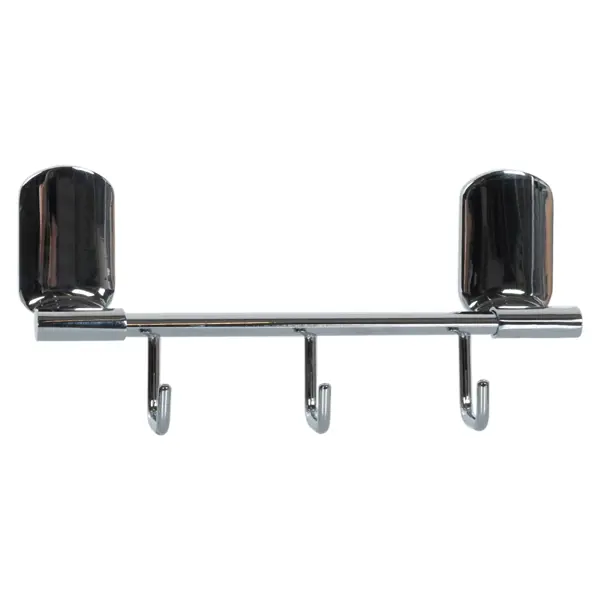 Вешалка Swensa Slick SWR-5600-10, металл, 3 крючка, цвет хром