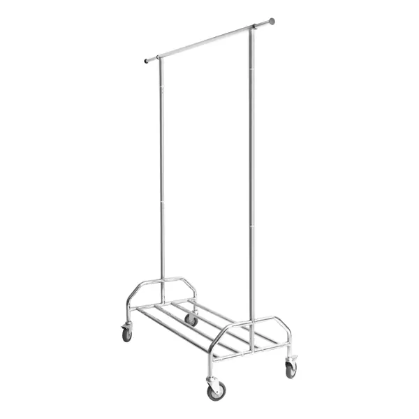 Вешалка напольная Spaceo 108x185.5x53 см сталь цвет серый