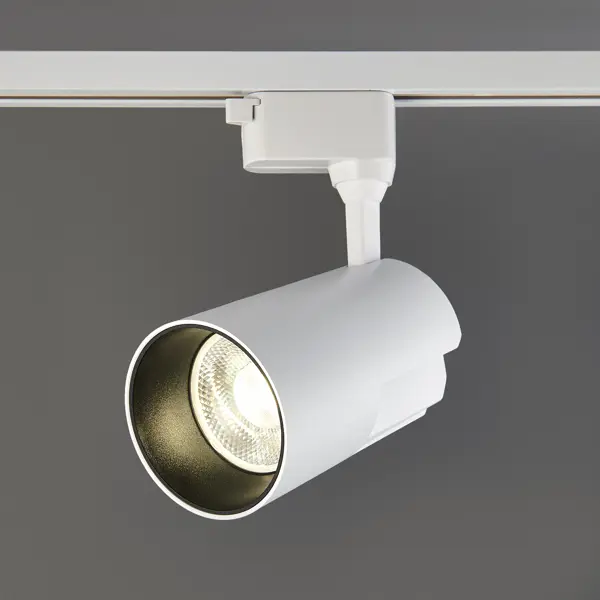 Трековый светильник спот светодиодный Wolta WTL-50W/01W 50 Вт 18 м² цвет белый