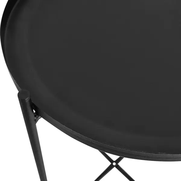 Столик кофейный Sheffilton Eva 37.6x37.6x52 см черный