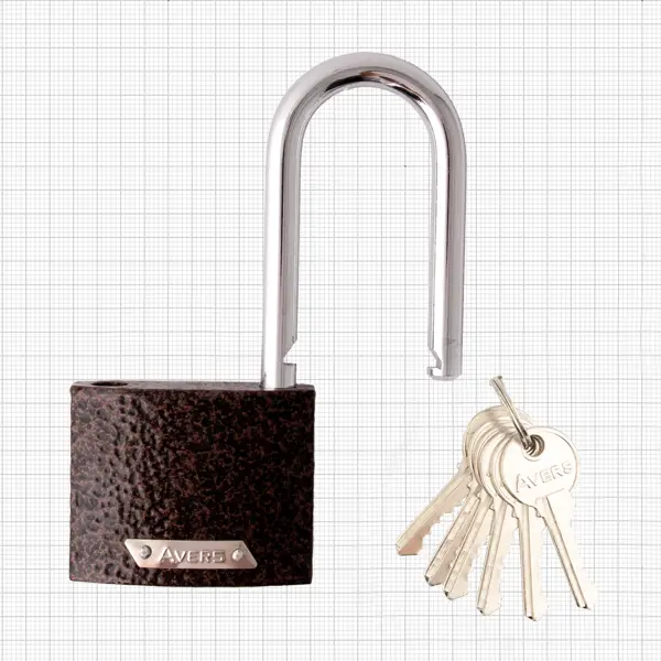 Набор замков навесных Avers PD-01-63-L 6KEYS 3 шт.