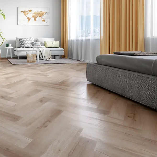 SPC плитка Home Expert Дуб Королевский 43 класс 4 фаски толщина 3.5 мм 1.362 м²