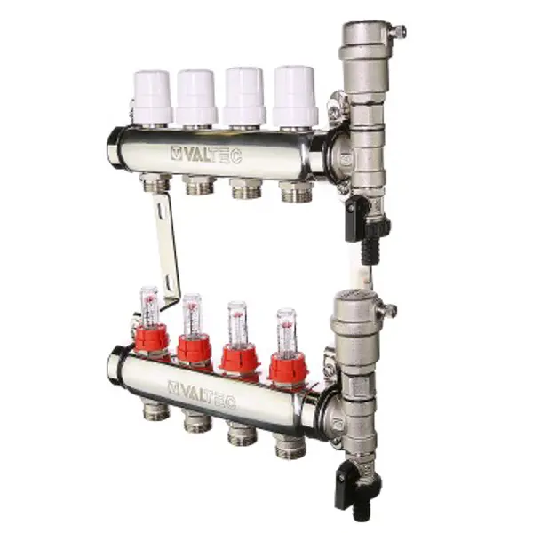 Коллекторная группа Valtec на 3 выхода 1x3/4 евроконус