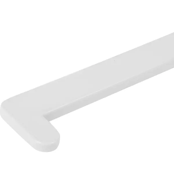 Заглушка ПВХ к подоконнику 600x8 мм цвет темный дуб