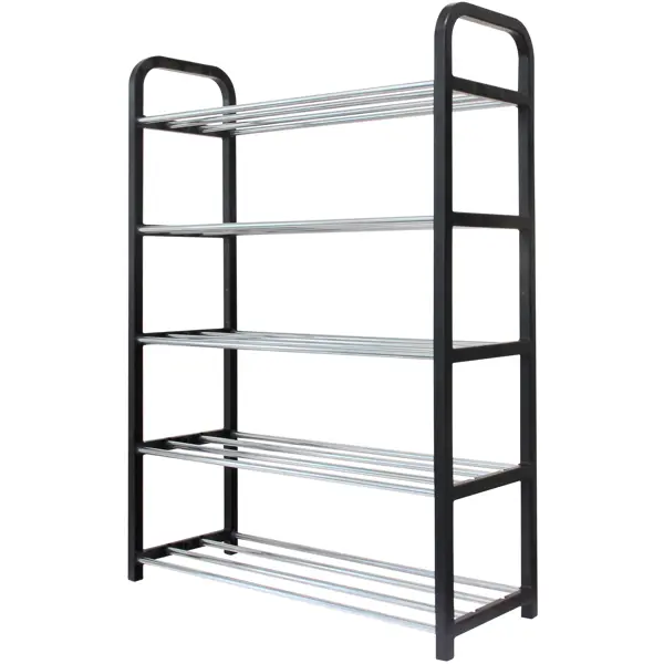 Этажерка для обуви Gromell Rusa 50x68x18.5 см 5 полок металл цвет черный