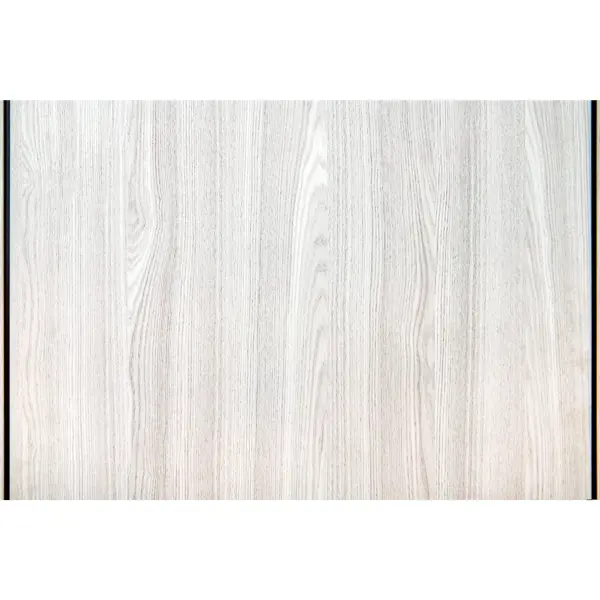 Дверь межкомнатная глухая Борно 50 60x200 см цвет белый дуб с замком и петлями