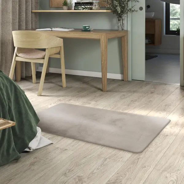 Шкура искусственная полиэстер Inspire Bianca 60x110 см цвет бежевый