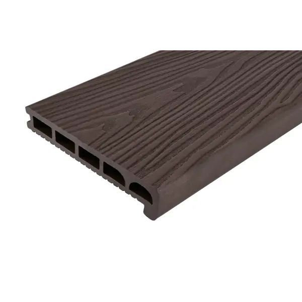 Террасная доска ДПК T-Decks цвет Венге 2000x170x35 мм Вельвет 0.34 м²