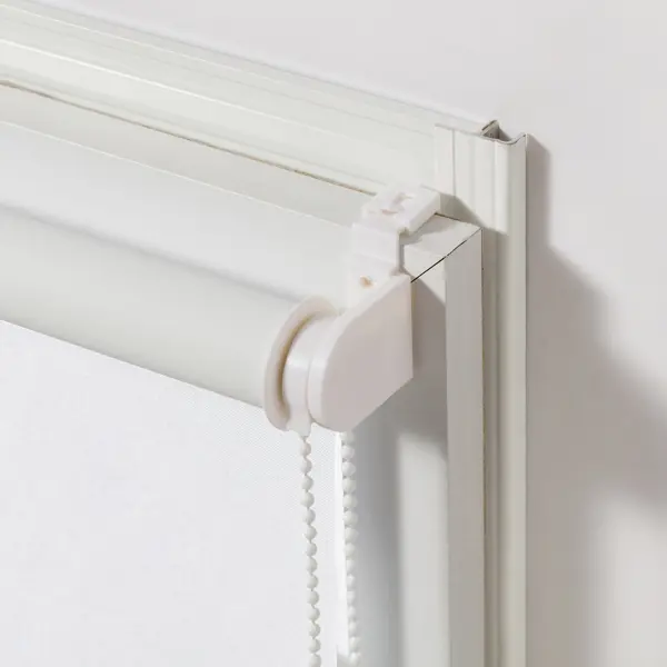 Штора рулонная блэкаут Inspire Santos 70x160 см белая White 0