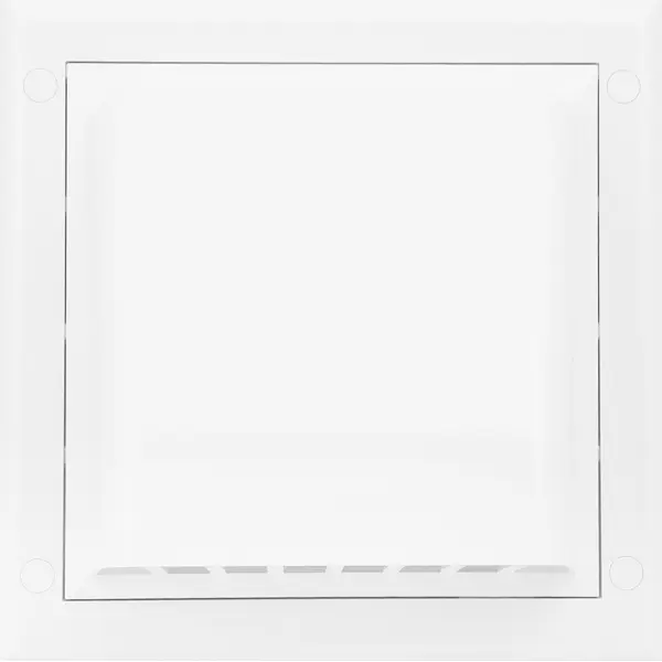 Решётка вентиляционная Equation Awenta D100 105x190 мм ABS-пластик цвет белый